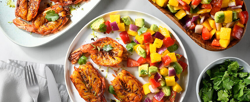 Grilled Shrimp and Mango Salad