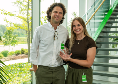 ON 2022 Local Sustainability Award GREENHOUSE JUICE Anthony Green and Michelle Vandervelde