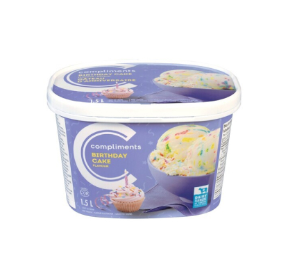 Birthday Cake Flavour Ice Cream