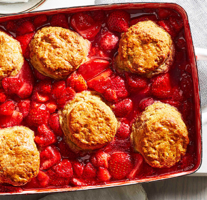 Strawberry Cobbler